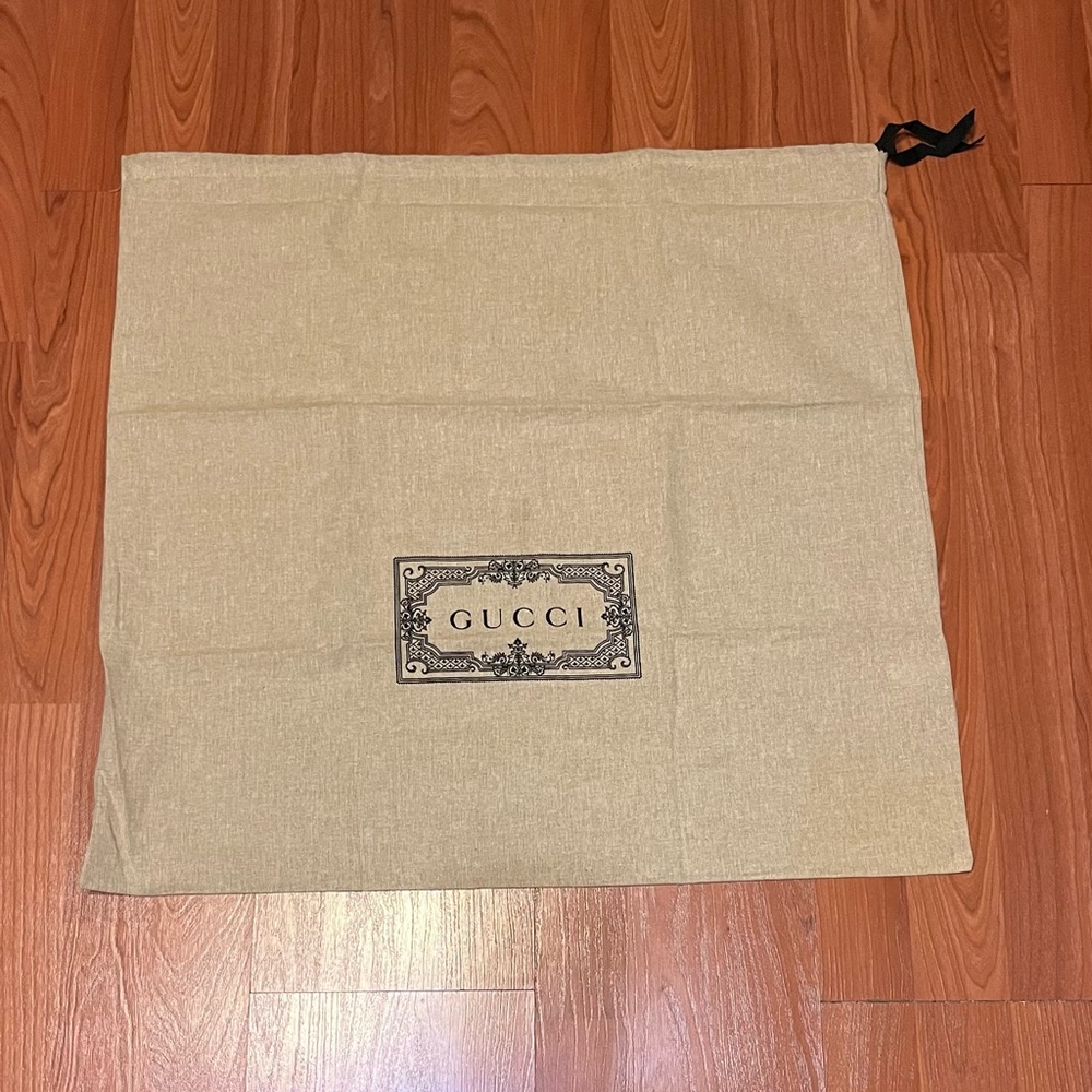Gucci Tan Fabric Dust Bag